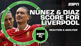 REACTION to Liverpool vs Bournemouth 🔥 Nunez needs to be consistent  Craig Burley  ESPN FC [upl. by Ettenom652]