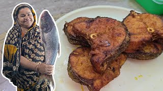 big fish recipe  fish curry home made recipe  bangali fish recipe  baby kitchen [upl. by Tsnre]