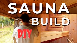 How I Built My Home Sauna DIY [upl. by Tserof983]