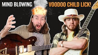 This SRV quotVoodoo Childquot Lick BLEW MY MIND Lets Learn it [upl. by Weatherby422]