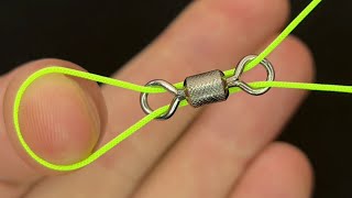 Powerful Fishing Knot for Hook and Swivel [upl. by Atalie250]