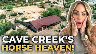 Discover Dream HORSE Properties in CAVE CREEK ARIZONA Your Dream Equestrian Retreat  Scottsdale AZ [upl. by Rives]