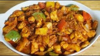 chicken jalfrezi  chiken jalfrezi food fusion [upl. by Llehsyar]