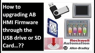 2019 AB HMI Firmware upgrading through the USB drive or SD Card [upl. by Birkner]