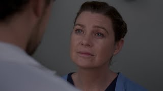 Meredith Tells DeLuca She Loves Him  Greys Anatomy [upl. by Atterehs]