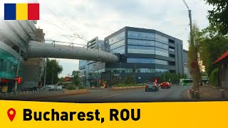 🔴 Bucharest ROU • Relaxing Driving in nontouristic Bucharest • Bucharest neighbourhoods • Romania [upl. by Hanahs]