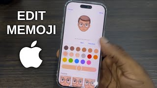 How to EditCustomize Memoji on iPhone [upl. by Lauralee]