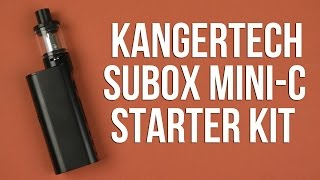 Распаковка Kangertech Subox MiniC Starter Kit Black [upl. by Nosduh]