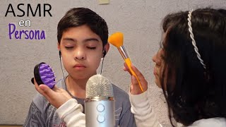 Le hago asmr a mi hermanito ¿funciona [upl. by Ebocaj371]