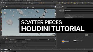 Scatter Pieces or Objects in Houdini [upl. by Etac500]