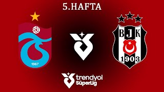 PES 2017  TÜRKİYE  SÜPER LİG  5Hafta  Trabzonspor  Beşiktaş  SüperLig [upl. by Gass526]