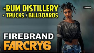 Firebrand Attack Marquessa Rum Distillery and Destroy Marias Trucks amp Billboards  FAR CRY 6 [upl. by Anizor250]