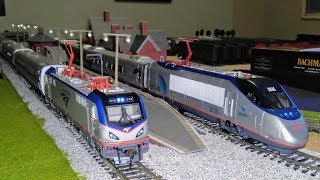 HO Scale Amtrak Northeast Corridor [upl. by Franzoni981]