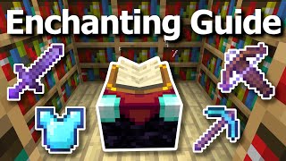 The Ultimate Minecraft 120 Enchanting Guide  Anvil Enchants Explained Enchantment Table amp More [upl. by Neltiac]