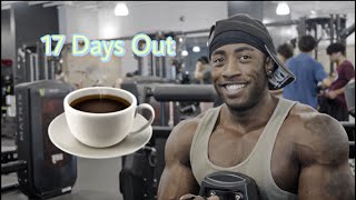 The Most Caffeinated Workout I’ve Ever Had  17 Days Out Open Bodybuilding Prep [upl. by Krucik]