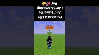 Turn Your Phone Upside down 💞minecraft shorts [upl. by Einaej410]