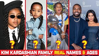 Kim Kardashian Family Real Names amp Ages 2023 [upl. by Nesnej248]