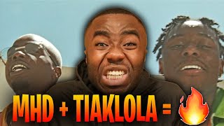 MHD IS MAD🔥  MHD feat Tiakola  Pololo Clip Officiel  LIT REACTION [upl. by Alesram]