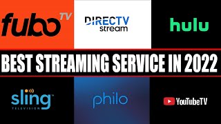 Best Streaming Service for 2022  ONE WINNER  YouTube TV Hulu Fubo Sling DIRECTV Stream Philo [upl. by Garlaand]