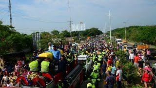 El multitudinario recibimiento del féretro de Martín Elías en Valledupar [upl. by Kylstra252]