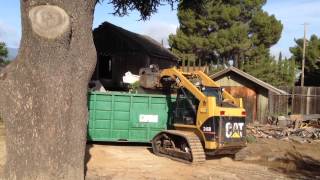 Most Productive Skid Steer Grapple Attachment Period DemoDozer Dumpster Loading the easy way [upl. by Wash]