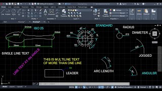 Annotation Styles in AutoCADmodify UNITS TEXTS DIMENSIONS LEADER LINES CENTERS [upl. by Mcgraw28]