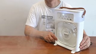 Mini Mist Fan Review  Does It Really Work [upl. by Ardnuaed869]