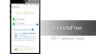 HandsFree allows you to Answer your iPhone by Waving  iPhone Hacks [upl. by Bartlet]