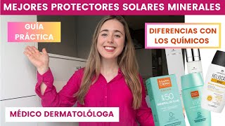 MEJORES PROTECTORES SOLARES MINERALES ¿DIFERENCIAS CON LOS QUÍMICOS GUÍA PRÁCTICA [upl. by Neenej59]