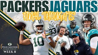 Packers Defensive Dominance amp Jaguars Game Plan  Wk 8 Final Thoughts Pour Another Packers Podcast [upl. by Afatsom]