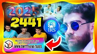 Form 2441 Example Return 2025  IRS Form 2441 What It Is How to Fill It Out 💰 TAXES S5•E145 [upl. by Aivatahs]