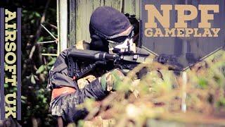 Airsoft Gameplay At NPF Bassetts Pole [upl. by Nommad]