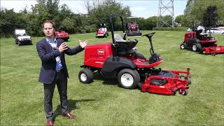 SOLVERT  Anthony NADALIN présentation TORO Groundsmaster 3200 nouvelle tondeuse rotative frontale [upl. by Luana]