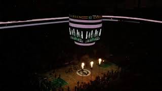 Gordon Hayward Boston Celtics starters introduced at season opener [upl. by Lesoj]