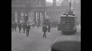 Take a tram ride through Sheffield 1902 speed corrected [upl. by Cung]