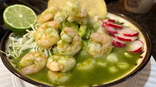 POZOLE VERDE DE CAMARÓN [upl. by Polk]