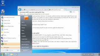 How to download install and use doPDF [upl. by Anatnom492]