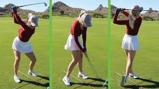 How to Swing a Golf Club  Being Basic with Paige Beginner Golfer Series [upl. by Bigot]