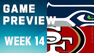 Seattle Seahawks vs San Francisco 49ers  2023 Week 14 Game Preview [upl. by Eiramrefinnej]