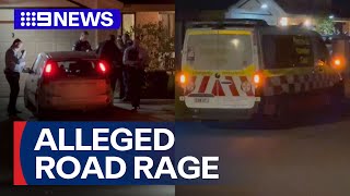 Man stabbed in alleged road rage incident on NSW Central Coast  9 News Australia [upl. by Ann-Marie469]