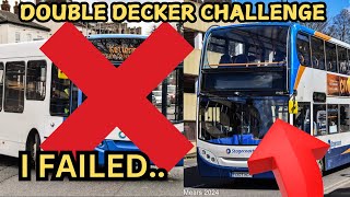 Double Decker Challenge  No Single Deckers Allowed  charlesbuses [upl. by Arabeila615]