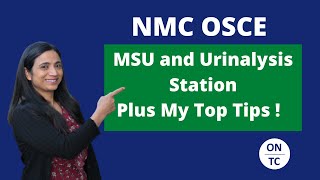 NMC OSCE MSU and Urinalysis Station [upl. by Isman]