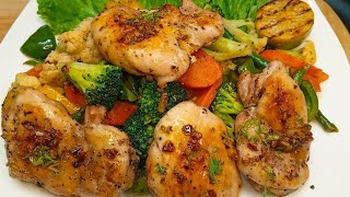 Lemon Garlic Chicken Recipe [upl. by Thin]