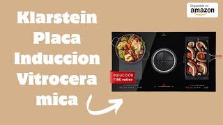 Klarstein Placa Induccion Vitroceramica 2 en 1 con Campana Extractora para Islas de Cocina [upl. by Ylicec966]