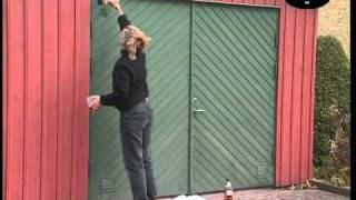 Maintenance using linseed oil outdoors wwwottossonfargcom [upl. by Ellenaej]