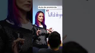 Pronunciando quotWhat do you doquot em Inglês  Teacher Elza [upl. by Motteo]