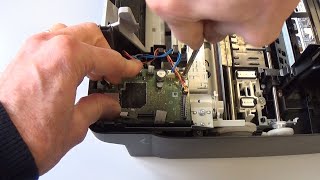 Taking apart Canon inkjet printer TS3150 TS3151 TS3110 TS3180 TS3100 TS series [upl. by Temirf]