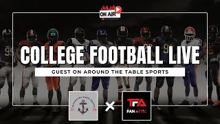 College Football Live on Around the Table Sports UGA Big Win Over TN  Bama vs Oklahoma [upl. by Gati]