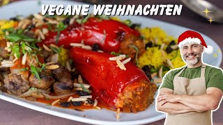 Festliche Genüsse Veganes 3Gänge Weihnachtsmenü für Familie amp Freunde 🌱🎄 [upl. by Alyar541]