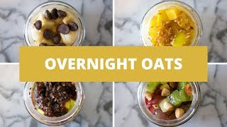 OVERNIGHT OATS DE 4 JEITOS  MARINA MORAIS [upl. by Valina]